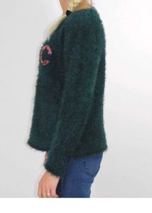 NYC Sequin Green Sweater