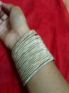 Silver Bangle Set