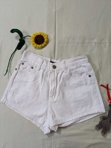 Plain White Shorts
