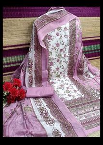 Unstitched Kurta With Bottom And Dupatta