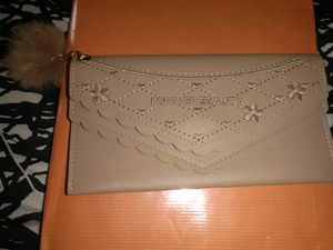 Purse With Fur Keychain