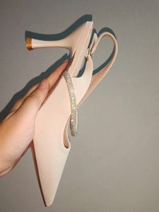 Elegant Grey white Heels