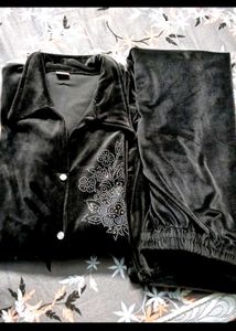 Velour Co Ord Velvet Set