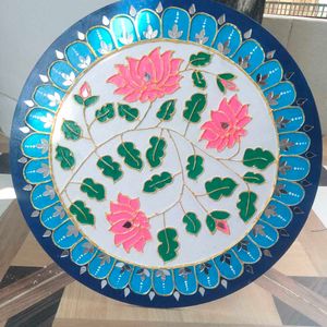 Handmade Lippan Art Wall Decor – Floral Design