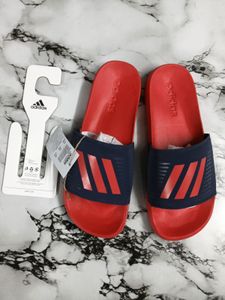 Adidas Red & Blue Slides