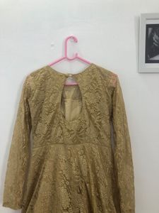 Golden Long Gown