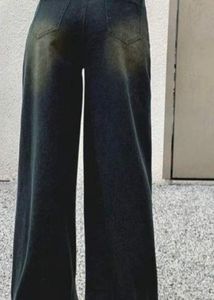 Wide Leg Vintage Denim Jeans