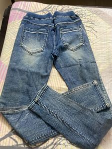 Distressed Denim Jeggings