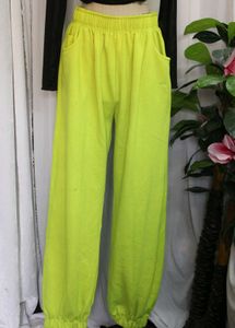 Unisex Flourescent Green Pants
