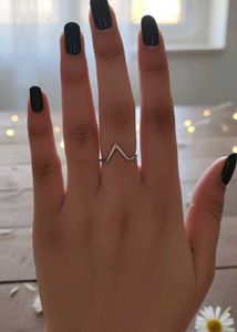Silver V Ring