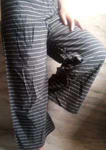 Striped Plazzo Pants