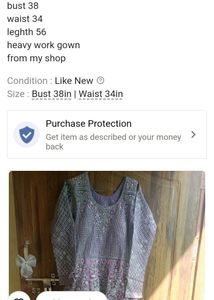 Bust 38 Gown