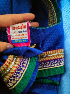 Elegant Blue Saree