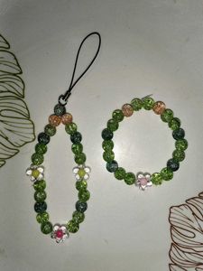 Phone Charm And Bracelet