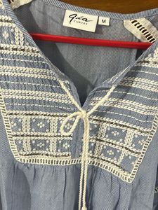 Gia Embroidered Tunic Top