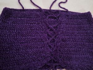 Women&#39;s Knitted Crop Top
