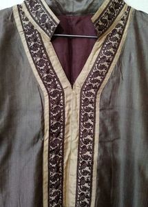 Elegant Brown  Kurti✨️