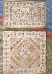 Handmade Mirror Work Art