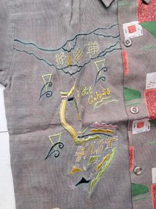 Unique Abstract Button-Down Shirt