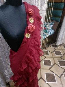 Frill Saari With Peticot