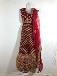 Beautiful Heavy Bridal Lehenga Choli With Dupatta