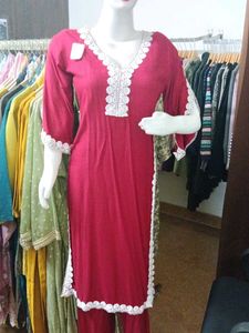 Lace Worked Coord Set