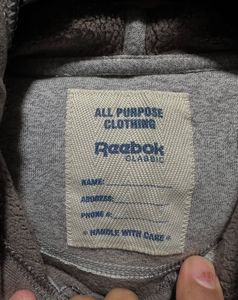 Reebok Classic Vintage Grey Hoodie