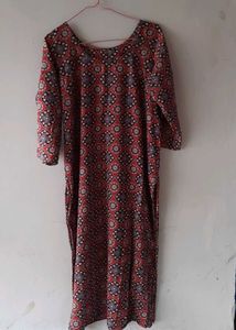 Pure Cotton Kurta Set( Bust 40-42)