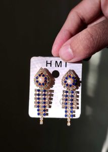 Set of 6 - Elegant Stone Stud And Pearl Earrings