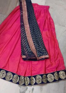 Half Saree Lehanga With Dupatta