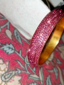 Pink Glitter Bangle