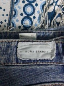 Straight Fit Denim Jeans - Hight Waist