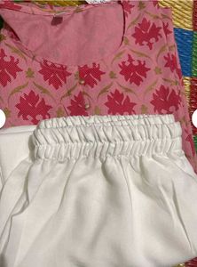 Printed Kurta And Palazzo Set