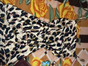 Chic Animal Print Mini Dress