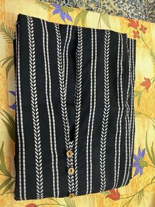 UNUSED ——Striped Kurta Long Slit