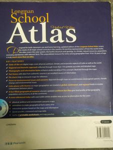 Atlas Book With Country Flags.