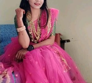Pink Net Poshak Lehenga