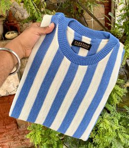Striped Knit Sweater