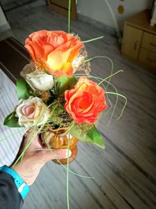 Floral Arrangement in Vase, 1psc