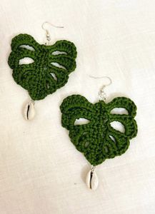 Crochet handmade earing mono Colour