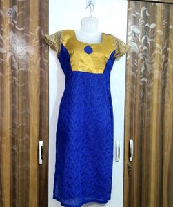Blue &amp; Gold Dress