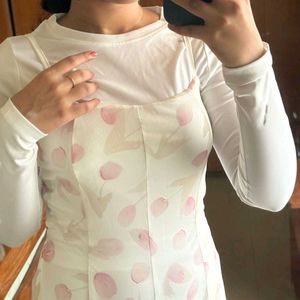 Tupil Print A Line Dress Savana
