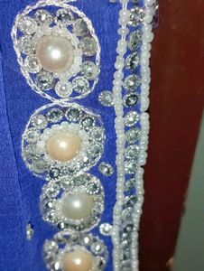 Partywear Fancy Duppatta With Moti Work