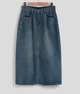 Savana Denim Midi Skirt