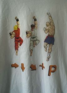 Vintage Uniqlo Capcom Game Print Shirt