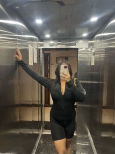 Black Sporty Jumpsuit