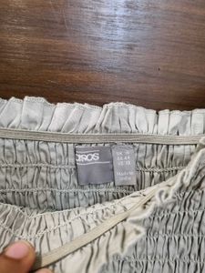 Asos  Smocked Cotton Dress