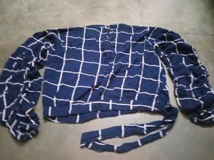 Vintage Cat Print Tie-Waist Top