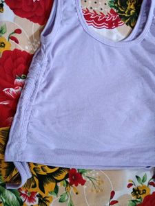 Comfortable Lavender Striped Camisole