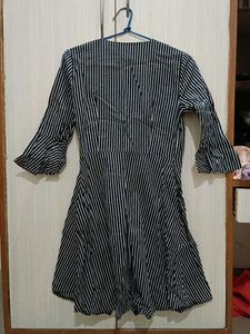 Mini tie up dress
